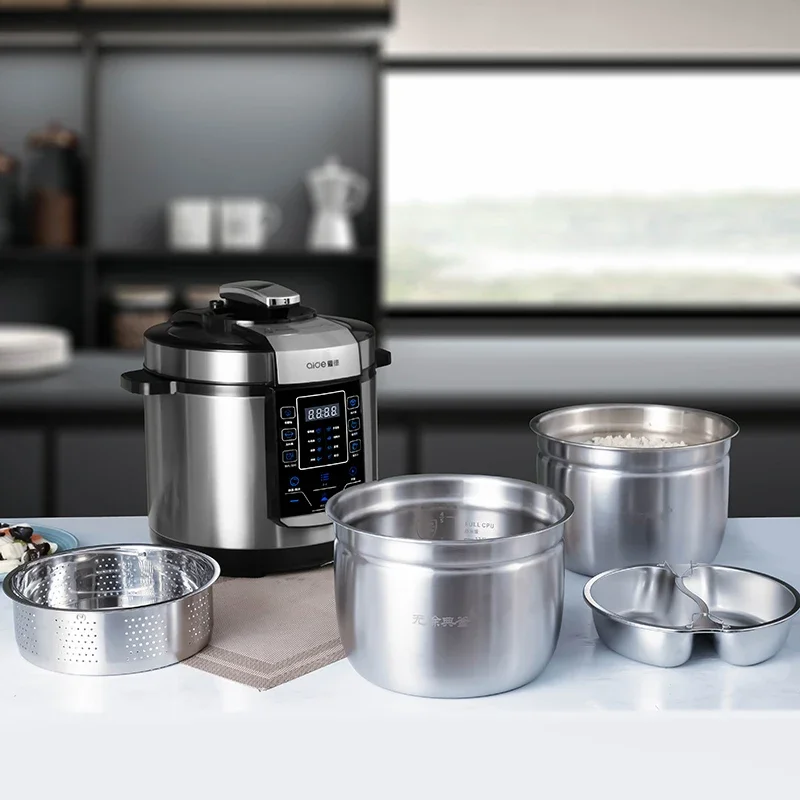 Stainless steel pressure cooker Automatic slow cooker Home appliances 6L Automatic Electric pressure Smart instant pot