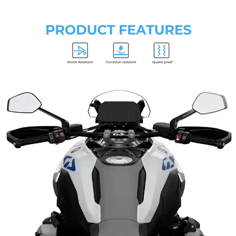 BMW R Nine T 퓨어 2017-2024 용 2024 백미러, 알루미늄 오토바이 액세서리, 백미러, 눈부심 방지 미러