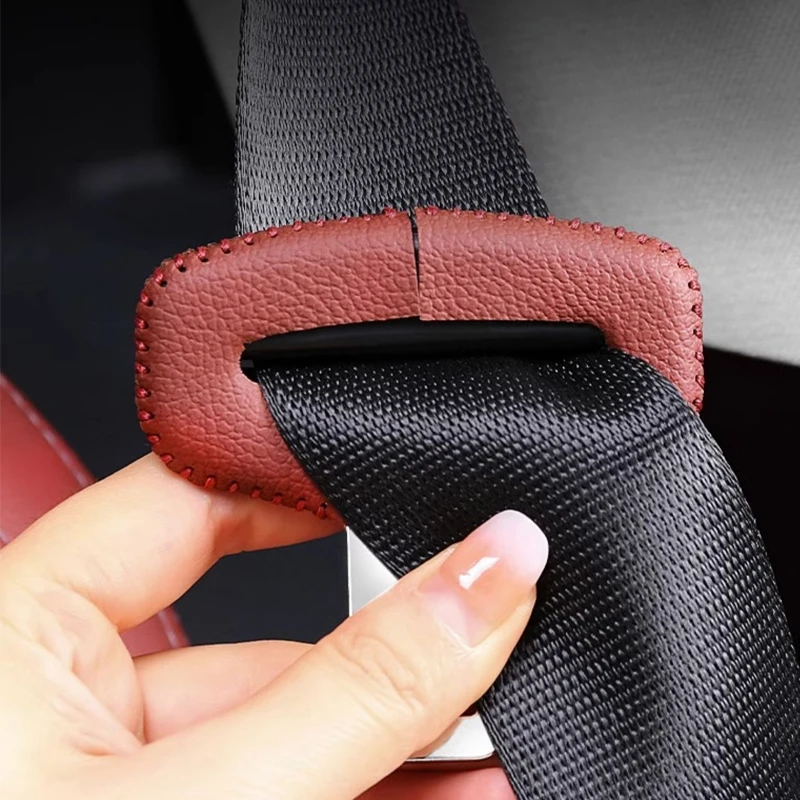 Protecteur universel de ceinture de sécurité de voiture, anti-collision,  housse de ceinture de sécurité pour intérieur de voiture, étui à boutons,  accessoires automobiles - AliExpress