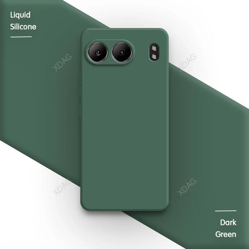 Soft Silicone Phone Case with Lens Protection and Candy Color Design
