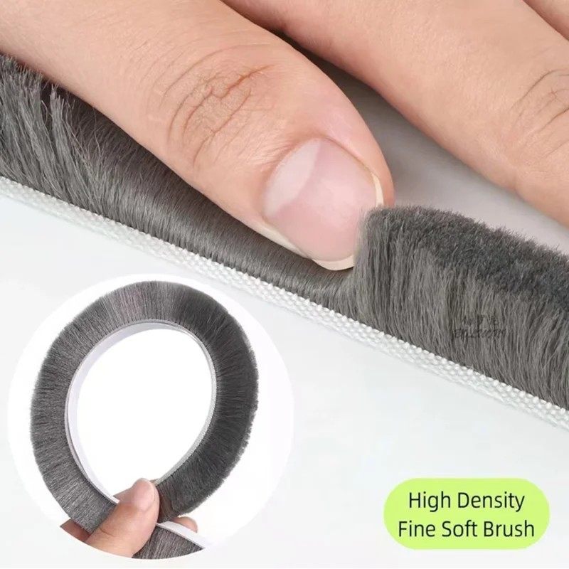 Self-Adhesive Sound Insulation Door and Window Seal Strip – 5/10/20M Lengths