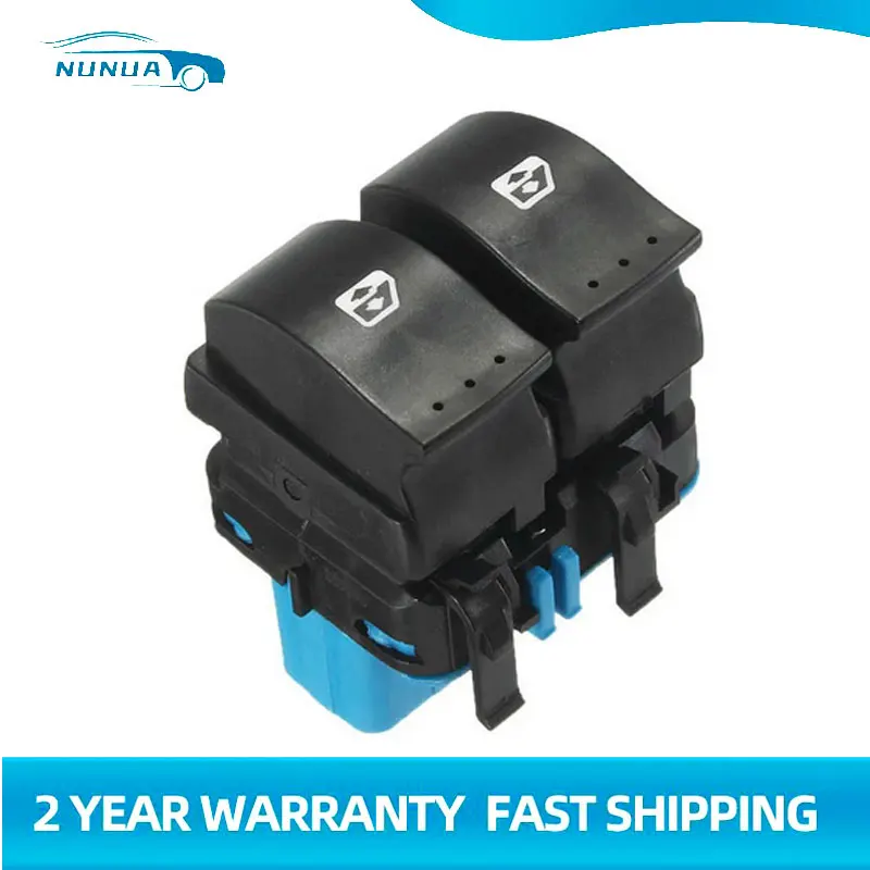 Capot Electric Window Double Control Switch – Driver Side For Renault Megane 2 Estate, Grey Pin