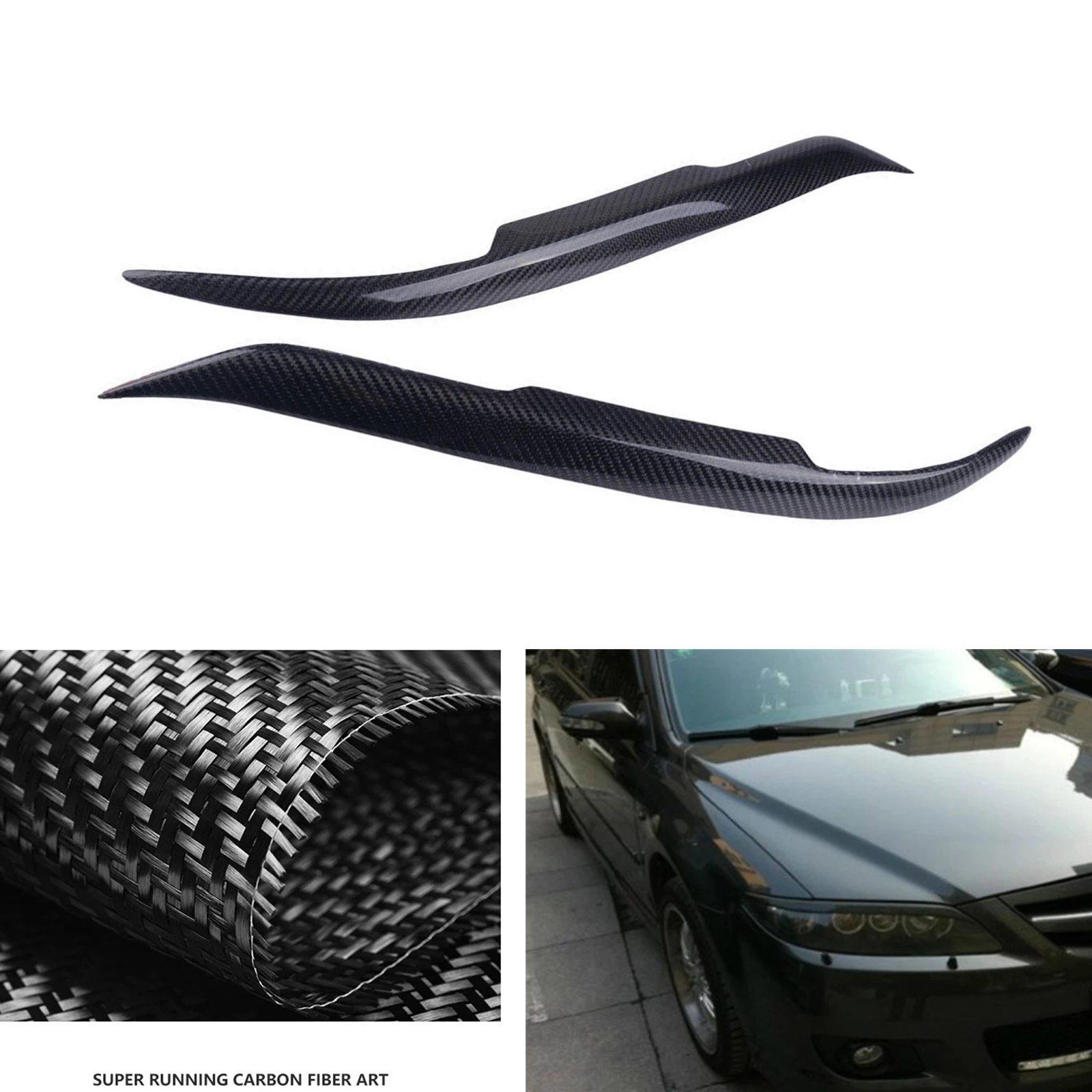 

2 шт., наклейки для передних фар Mazda 6 2003-2013
