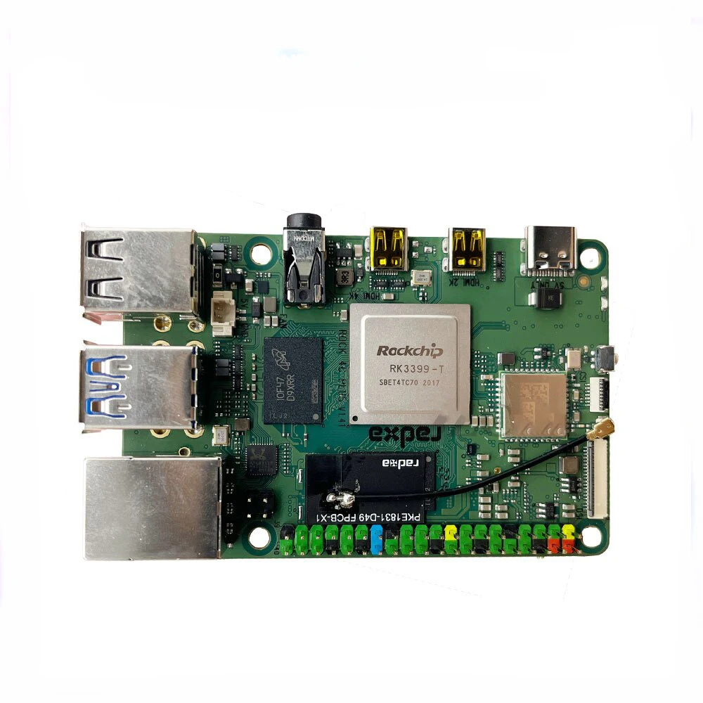 Smartfly ROCK Pi 4C ÷ ̱  ǻ, ȵ̵ 11,   20.04,  ý , 4GB SBC Ĩ RK3399 -T