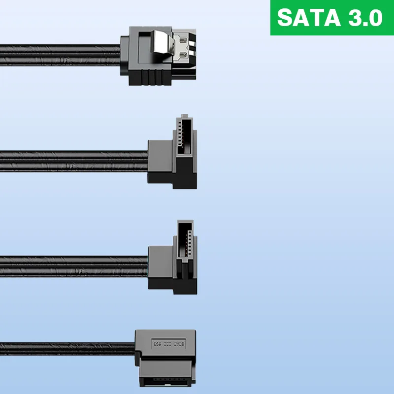 

Вверх вниз левый правый угол локтя SATA3.0 Кабель данных для жесткого диска SATA3 6 Гбит/с быстрая зарядка Прямой шнур для жесткого диска HDD