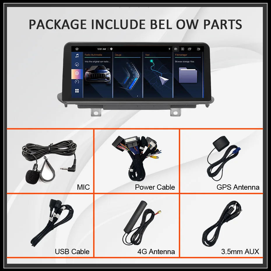 Snapdragon 8-CORE Drahtlose Carplay Android 13 Auto Auto Radio Bildschirm Für BMW X5 F15 X6 F16 2014-2019 NBT & EVO Stereo Multimedia – Detail 2