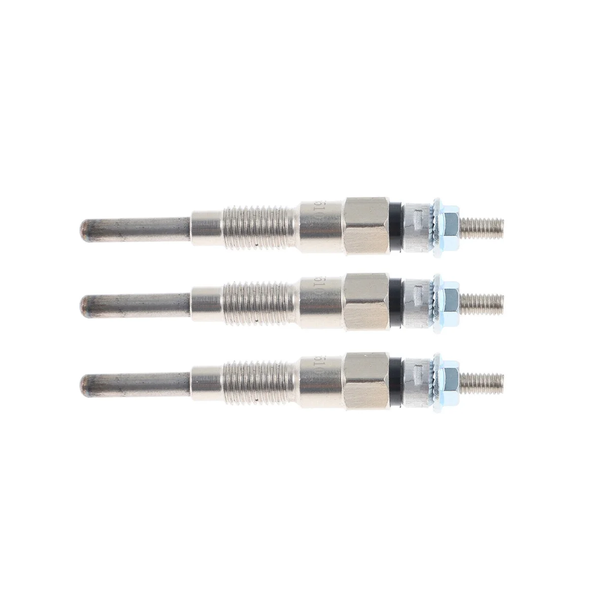 

3PCS Engine Heater Glow Plugs 8Mm for Kubota Tractor B21 B1700D B1700E Part Number 16851-65512 16851-65510