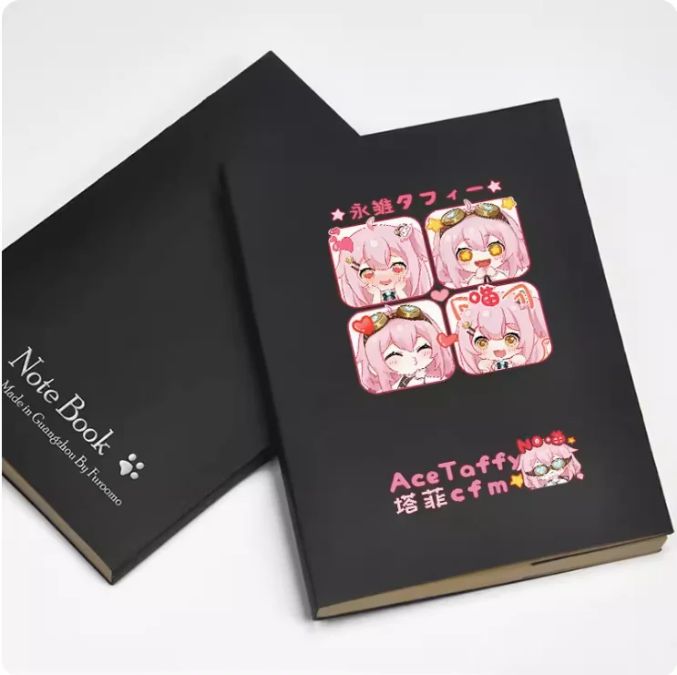 

Anime Vtuber Ace Taffy Diary School Notebook Paper Agenda Schedule Planner Sketchbook Gift For Kids Notebooks 2046