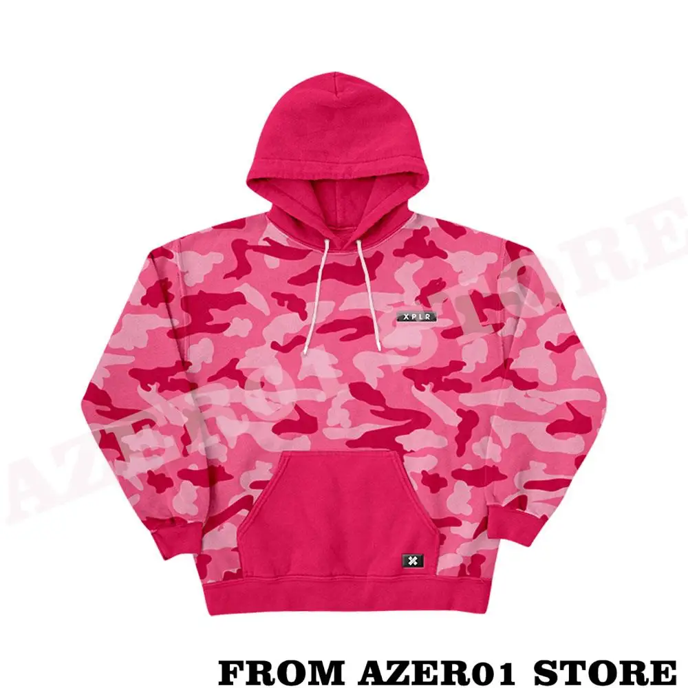 

XPLR Season 2 Pink Camo Hoodie Hoodies Merch Cosplay Winter Men/Women Hooded Sweatshirt ColbyBrock SamGolbach Long Sleeve
