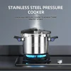 120Kpa Kitchen Pressure Cooker 7.5L Stainless Steel Non Stick Pots Induction cooker gas universal 1