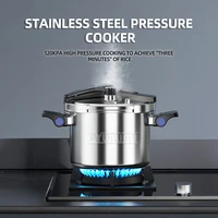 120Kpa Kitchen Pressure Cooker 7.5L Stainless Steel Non Stick Pots Induction cooker gas universal 1