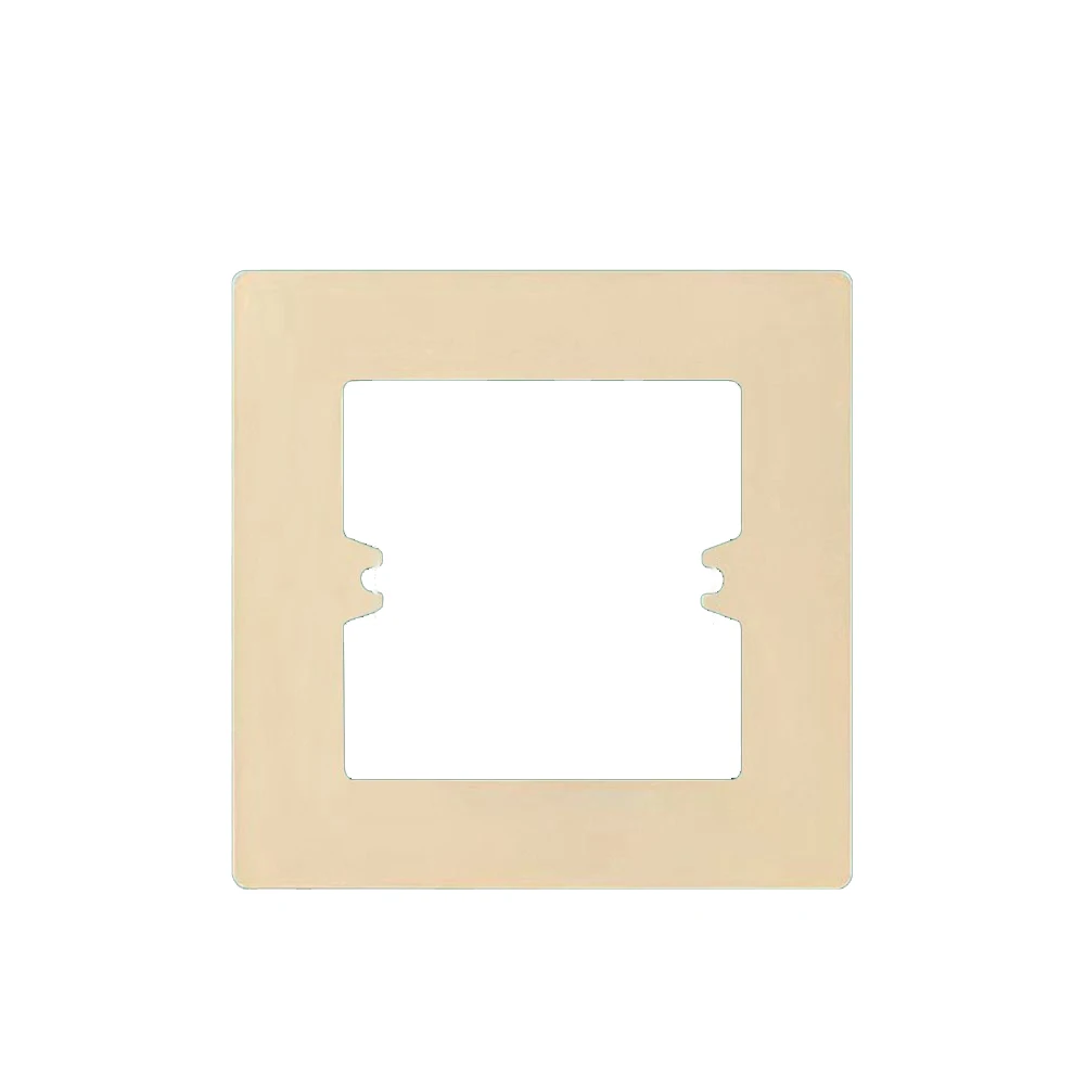 86 Type Switch Socket Wall Panel Decorative Frame Cover Wall Switch Bottom Box White Grey PC Surround Plate
