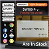 DW100 Pro Smartwatch Fingerprint Unlock control Smart Watch 256GB Storage ROM Free Download App WIFI GPS WIFI 2.29inch Amoled 1