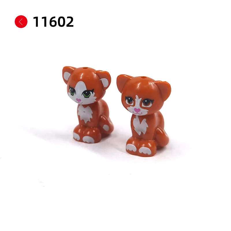 MOC-Blöcke, Tiere, Bausteine, Zubehör für dritte Partys, Natur, Insekt, Reptil, Hund, Katze, Taube, Chamäleon, Spinne, hergestellt in China – Detail 4