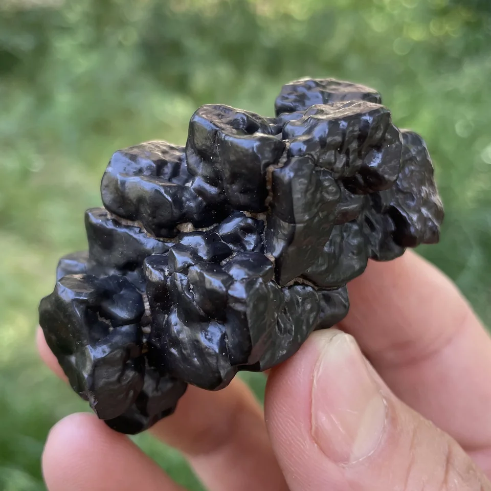 Natural Black Diamond irregular Prophecy Rock Carbonado