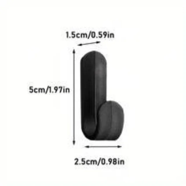 ตะขอแขวนติดผนังแบบกาวในตัว 6 ชิ้น แข็งแรง ทนน้ำ สำหรับแขวนผ้าเช็ดตัว กุญแจ อุปกรณ์ครัว ตะขอแขวนผนัง 6