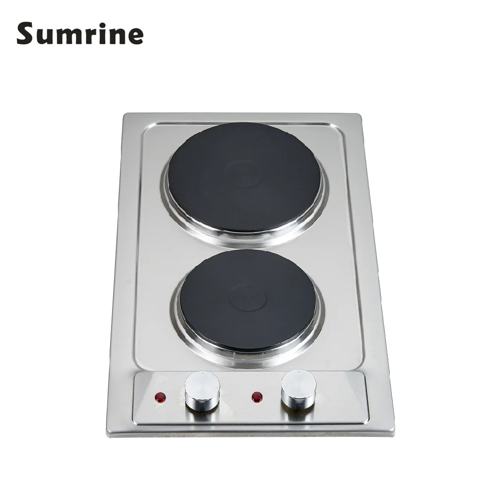 portable 2 burner electric cooktop hot sale kitchen appliance cooker hot  plate delicate appearance built in stove hob - AliExpress