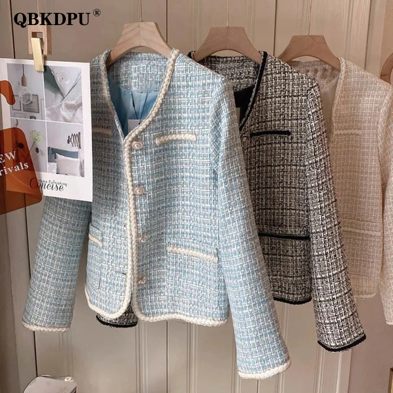 Cropped Blazers Women Loose Vintage French Style Aesthetic Designed Chic  Temperament Panelled Spring Coats Office Lady All-match - AliExpress