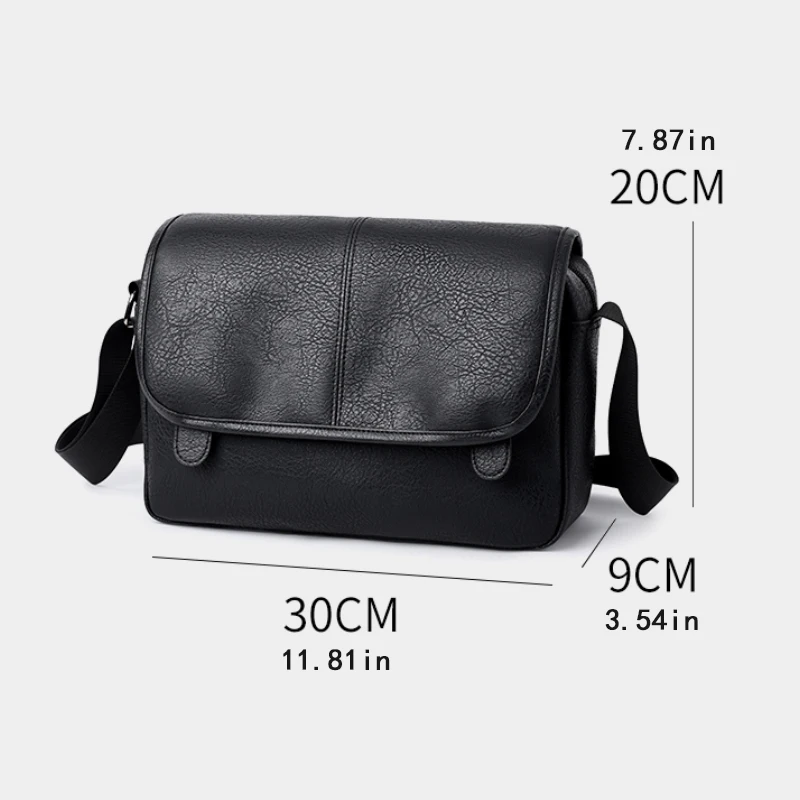 Retro Postman Bag - Commuter Bag - Shoulder Bag - Daily Use - Unisex