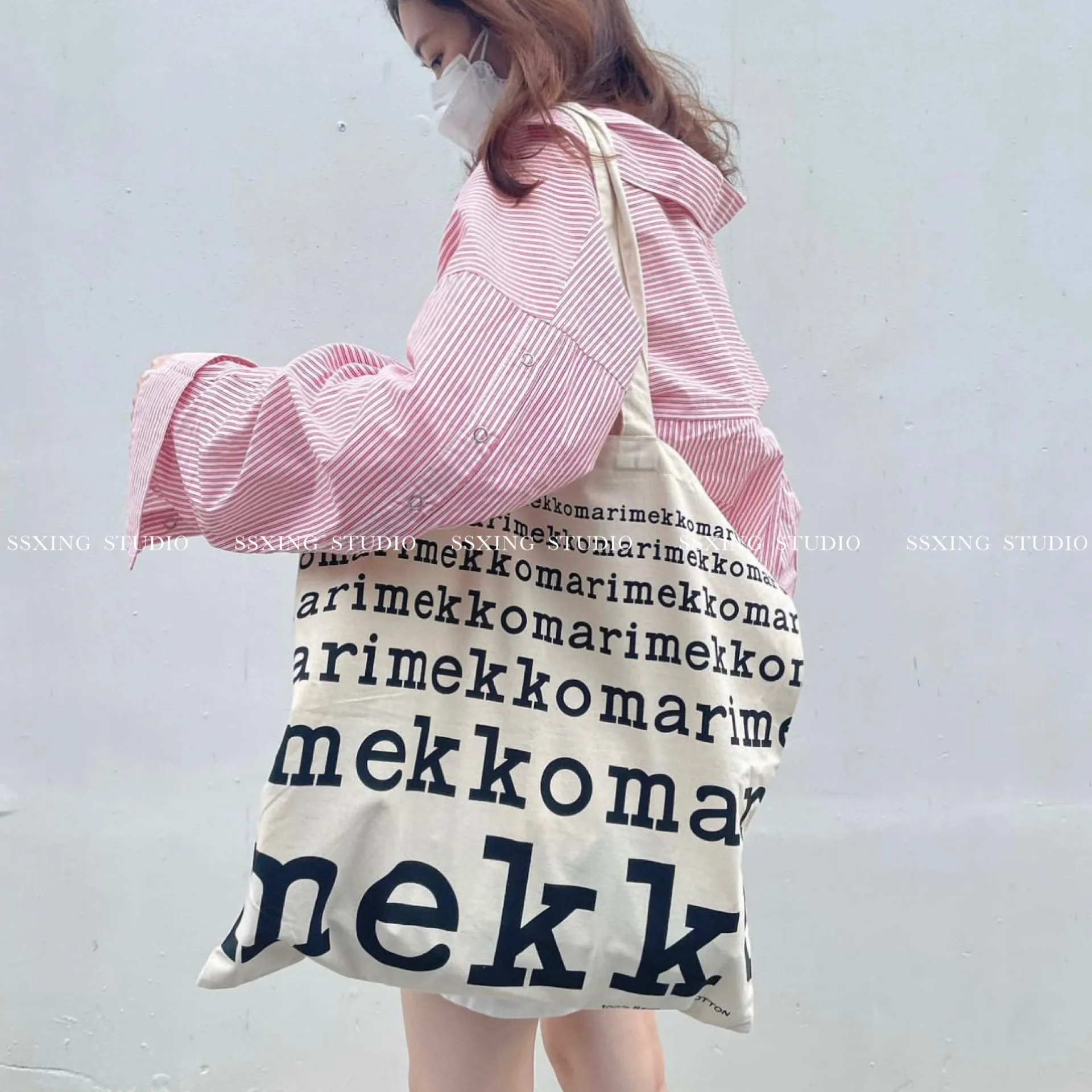 

Холщовая Сумка на одно плечо, простая вместительная сумочка с надписью в скандинавском стиле