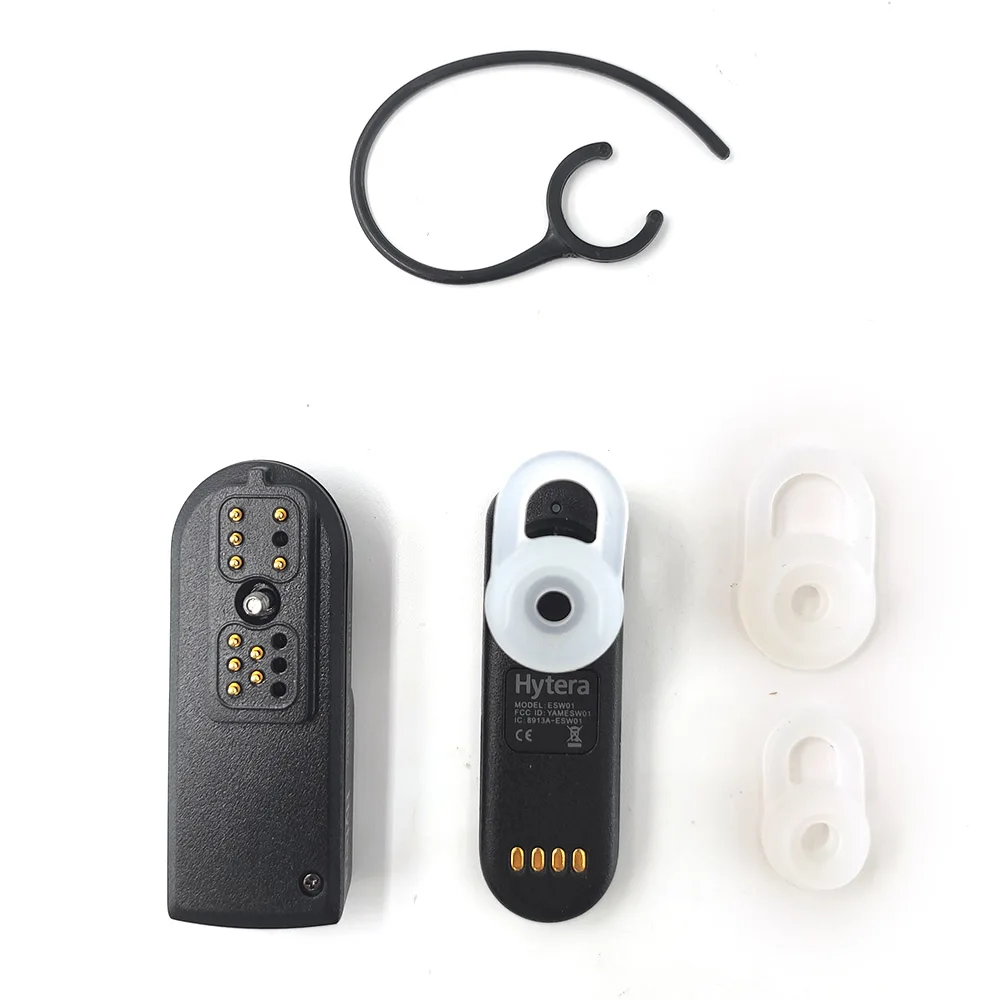 100% Originale Hytera Blue Tooth Auricolari Wireless Adn-01 + Esw01-N1 (Adattatore + Auricolare) Per Radio Pd780/Pd785/Pd750/Pd785/Hp780