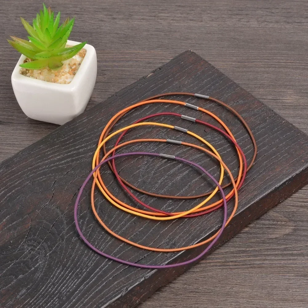 10 Pieces a Set Spare Rubber Band Leather Notebook Accessory for Travelers Notebook Repair Elastic String Bungee Cord 5