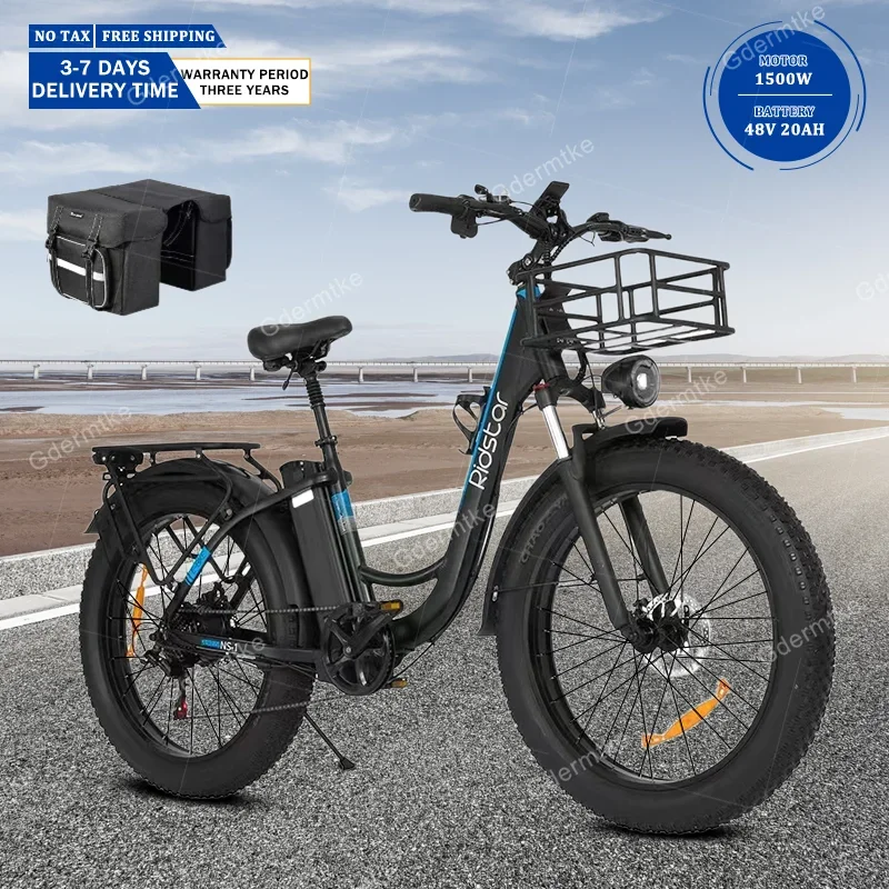 E Bike 1500W Motore 48 V20Ah Durata Della Batteria Al Litio 90Km City Electric Bike Aldult 26*4.0 Pollici Fat Tire Mountain Bicicletta Elettrica