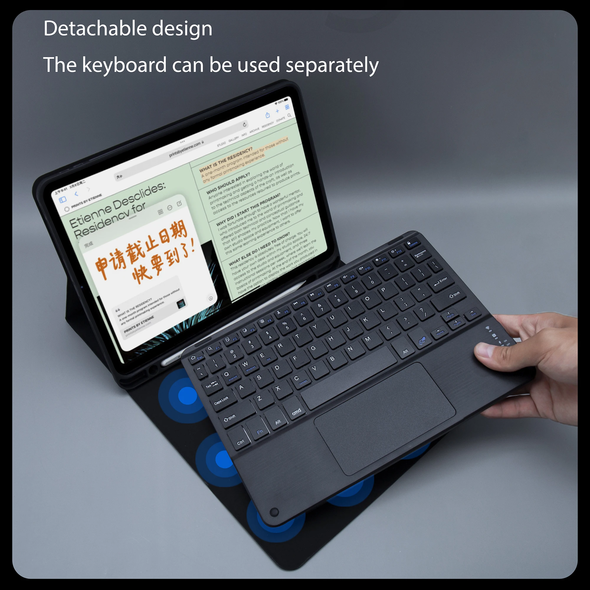 Magic keyboard Wireless Mouse For iPad Pro 11 Case 2021 2022