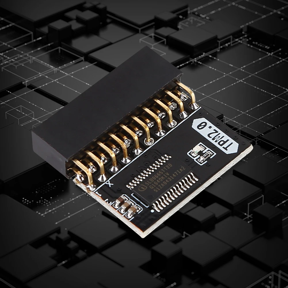 TPM 2.0 모듈 마더보드 교체 부품 TPM 원격 카드 4GB 암호화 모듈 기가바이트 플랫폼용 20핀