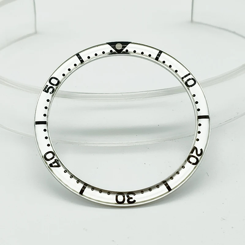 Premium 38mm Diver Watch Bezel Insert - Aluminum Resin Bezel Ring Spare Part