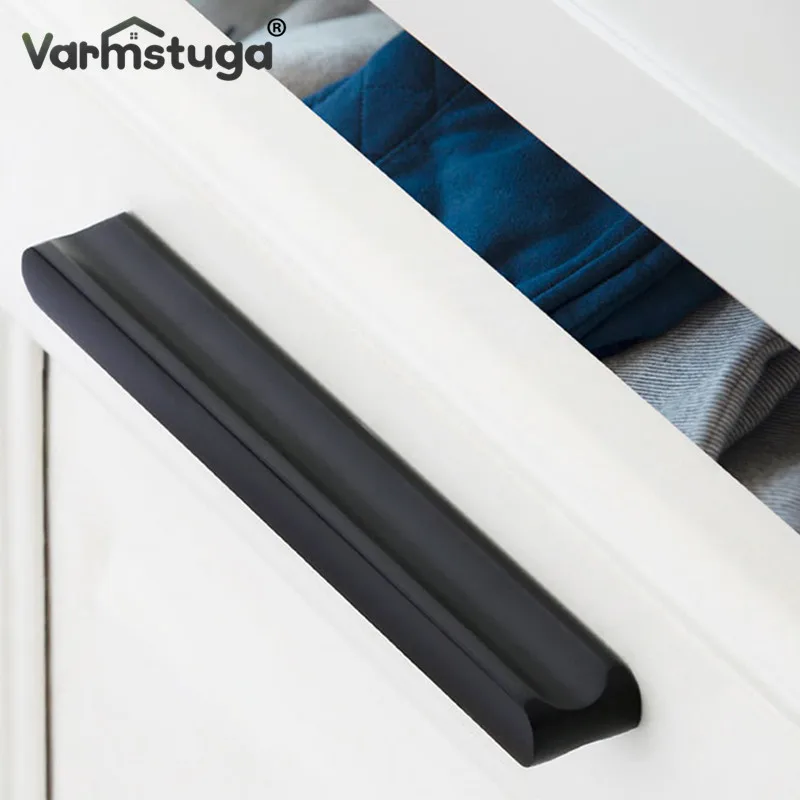 Aluminum Alloy Kitchen Cabinet Door Knobs Handles Drawer Pulls Furniture Hardware
