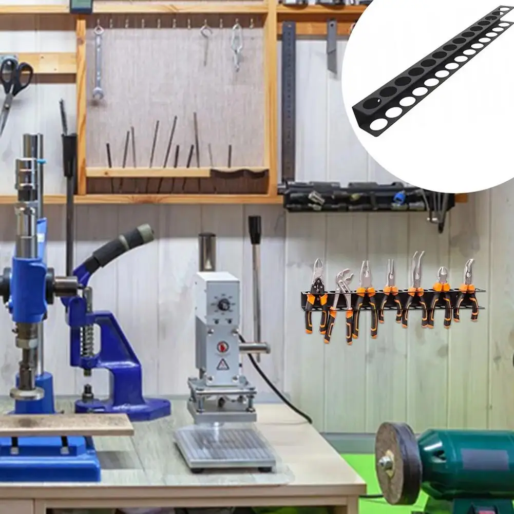 벽걸이형 14홀 드라이버 정리대, 육각/십자 드라이버 RC 공구 보관 베이스 스탠드
