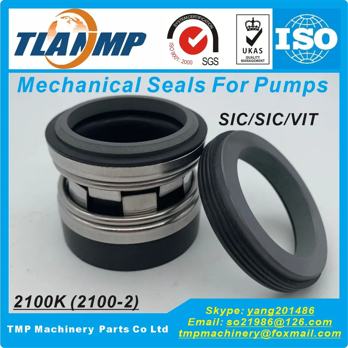 TJ-0250-K , INT-0250-K , 2100-2-25 2100K-25 (d1=25mm,L3*=34mm) TLANMP Mechanical Seals For Pumps