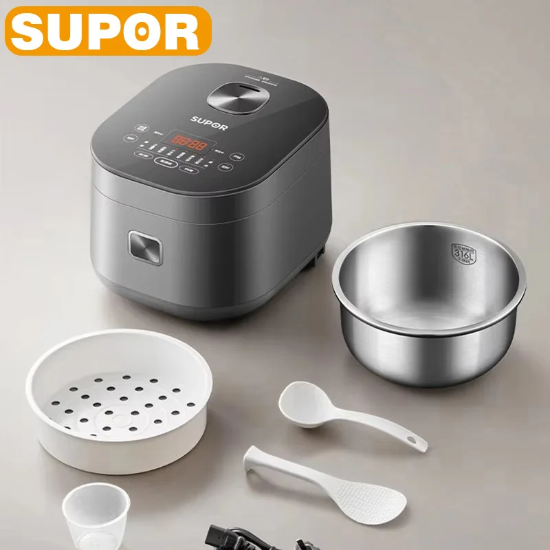 Cuiseur à Riz Électrique 1.8L Anti-adhésif – Multifonction Soupe Vapeur Ragoût 300W