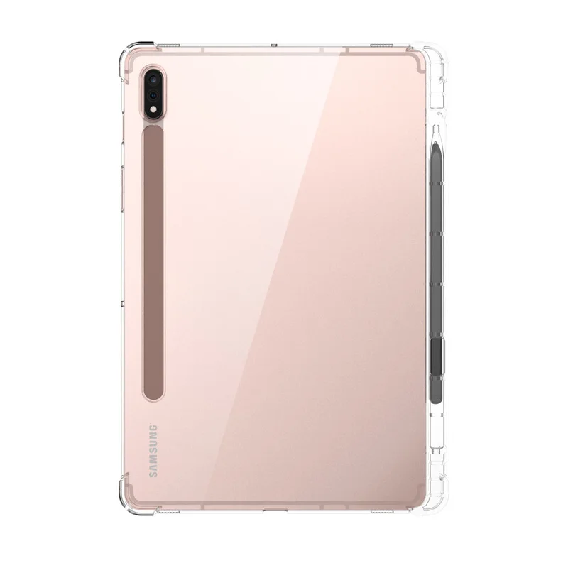 2022 Silicone TPU Case For Samsung Galaxy Tab S7 11 inch S8 Anti-drop with pen tray tablet Case For Samsung galaxy Tab s6 10.5_voghion.com