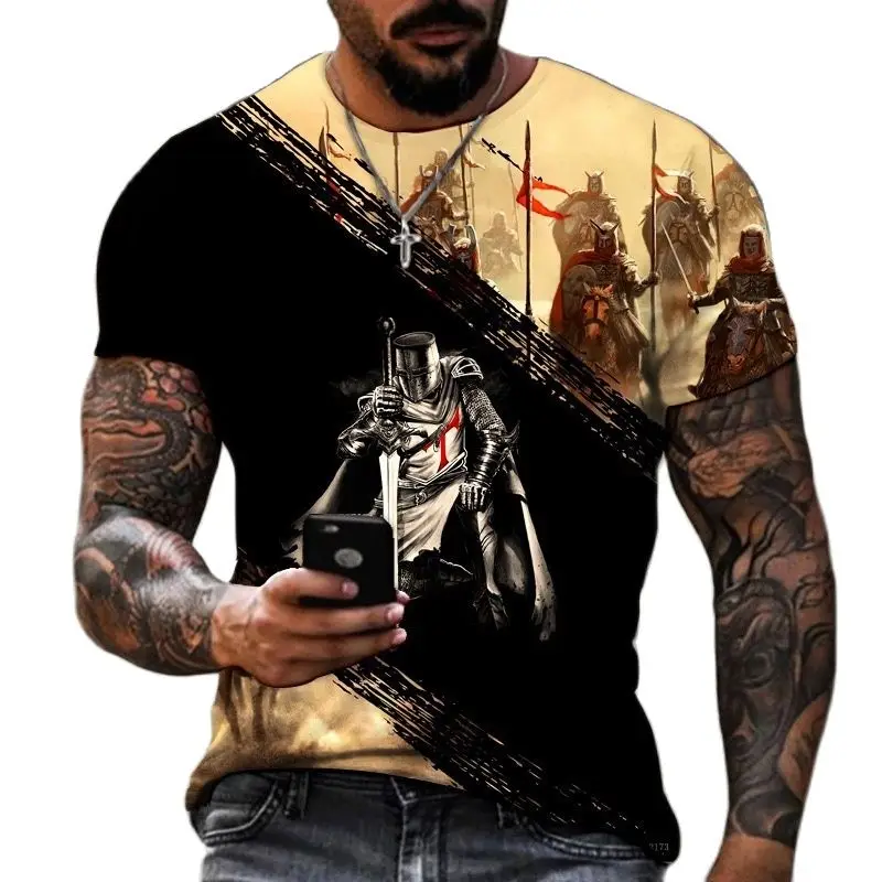 

New 3D Summer Fashion Vintage Skull Print Men'S T-Shirt Casual O-Neck Design Short Sleeve Loose Oversized T-Shirt Men'S Clothing