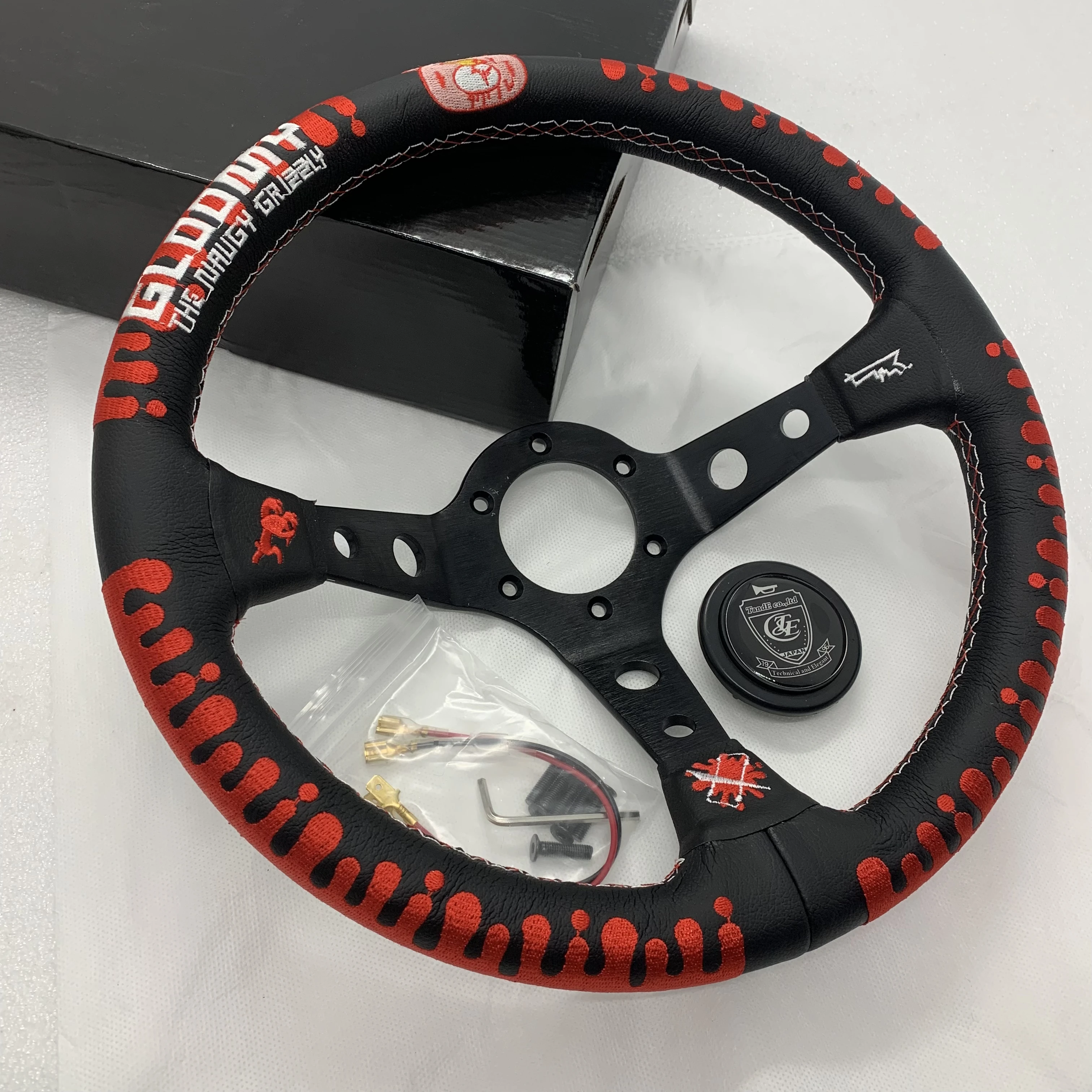 

JDM Sports Custom universal VERTEX steering wheel pc simulator Global limit wheel High performance car acesssories