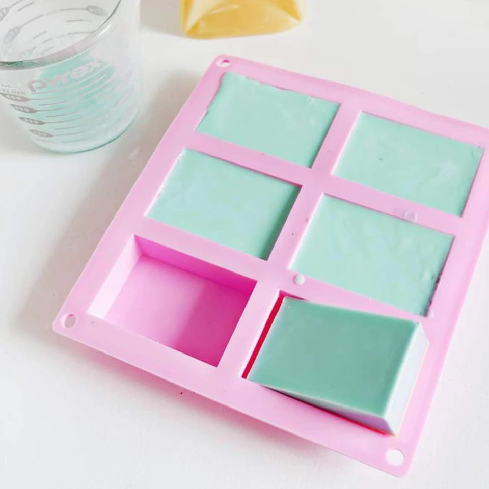 Soap Tray Soap Mold Candle Mold Wax Products Silicone Rectangular Silicone Wax Products Tools silicone mold