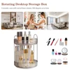 360 Rotating Makeup Organizer Large Capacity Cosmetic Organizer Transparent Multi-Layer Make Up Organizer Box Home Desktop Rack 3