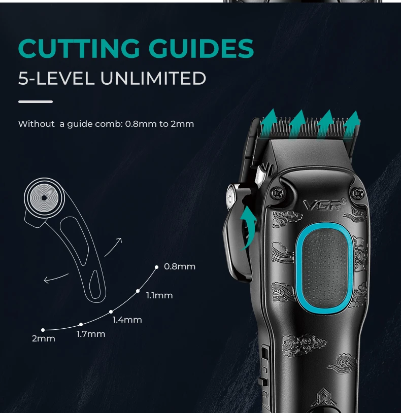آلات قص الشعر VGR Man 016 Vgr ماكينة قص الشعر وتشذ...