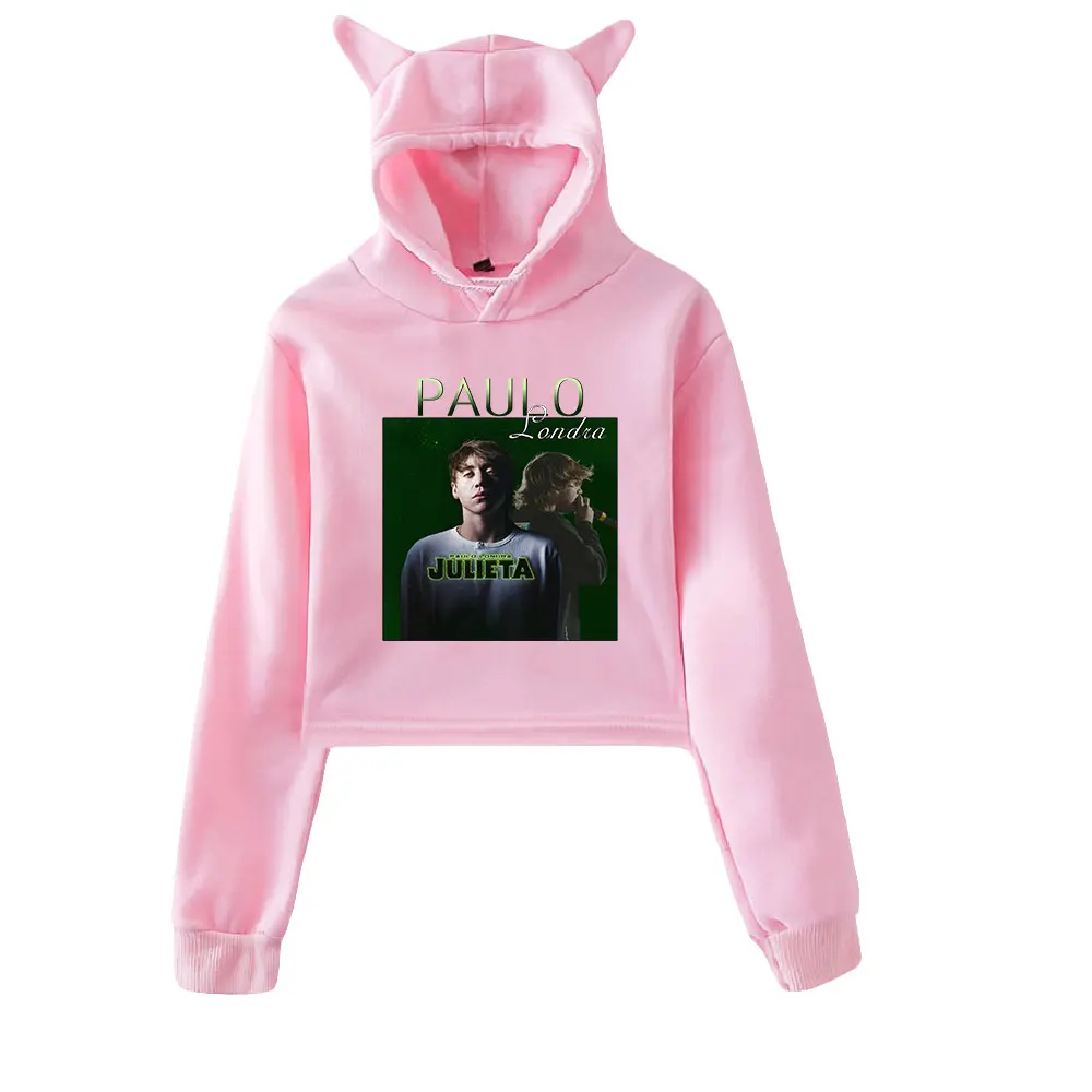 Paulo Londra merch 2D print Cat Hoodies for Women summer trendy Hoodies Sweatshirt Sexy cat hooded
