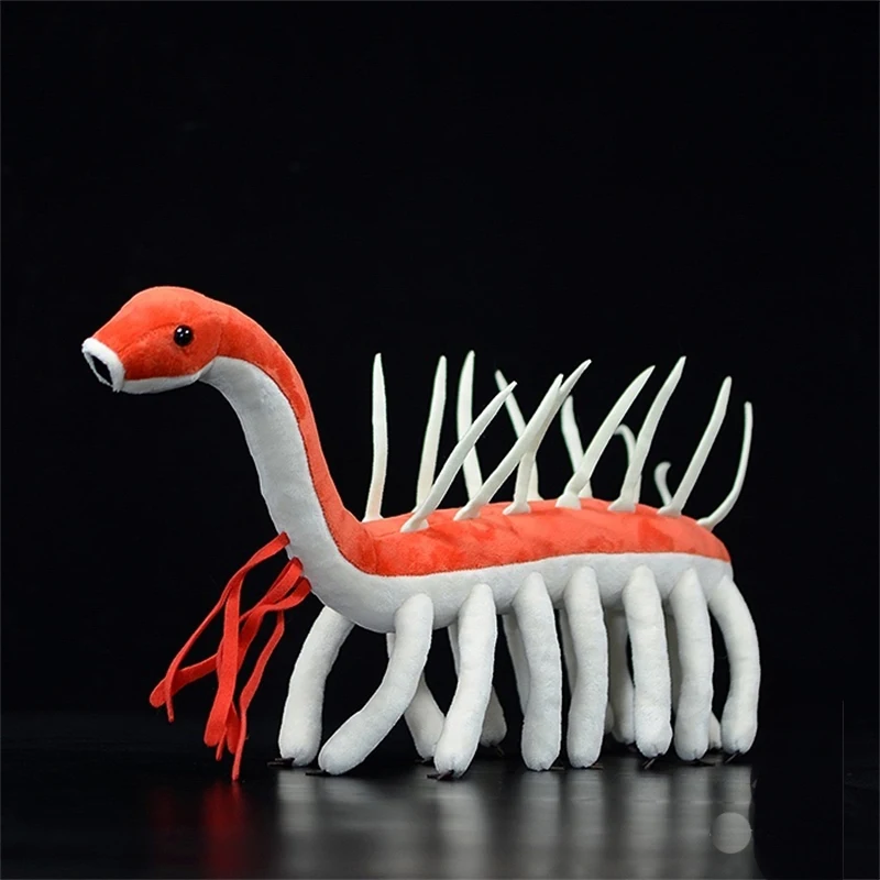 Nuovo Hallucigenia Ad Alta Fedeltà Cambrian Insect Plushie Worm Peluche Realistici Animali Antichi Simulazione Bambola Di Pezza Giocattolo
