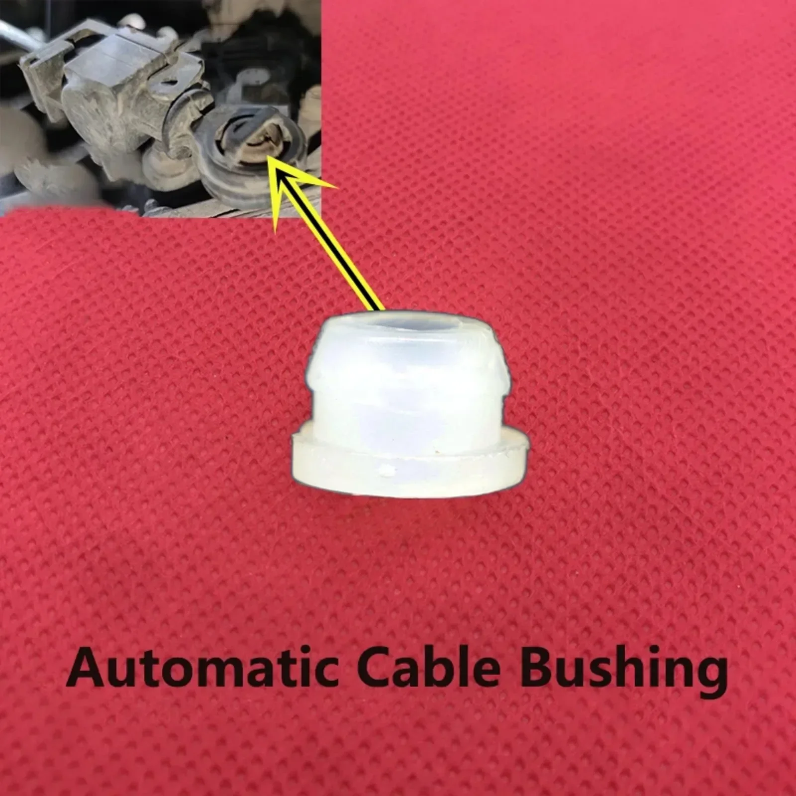 Gearbox Pull Head Gear Shift Lever Transmission Wearable Cable Linkage Cable Bushing For Ford Focus Fiesta Repair Kit 2005 2007