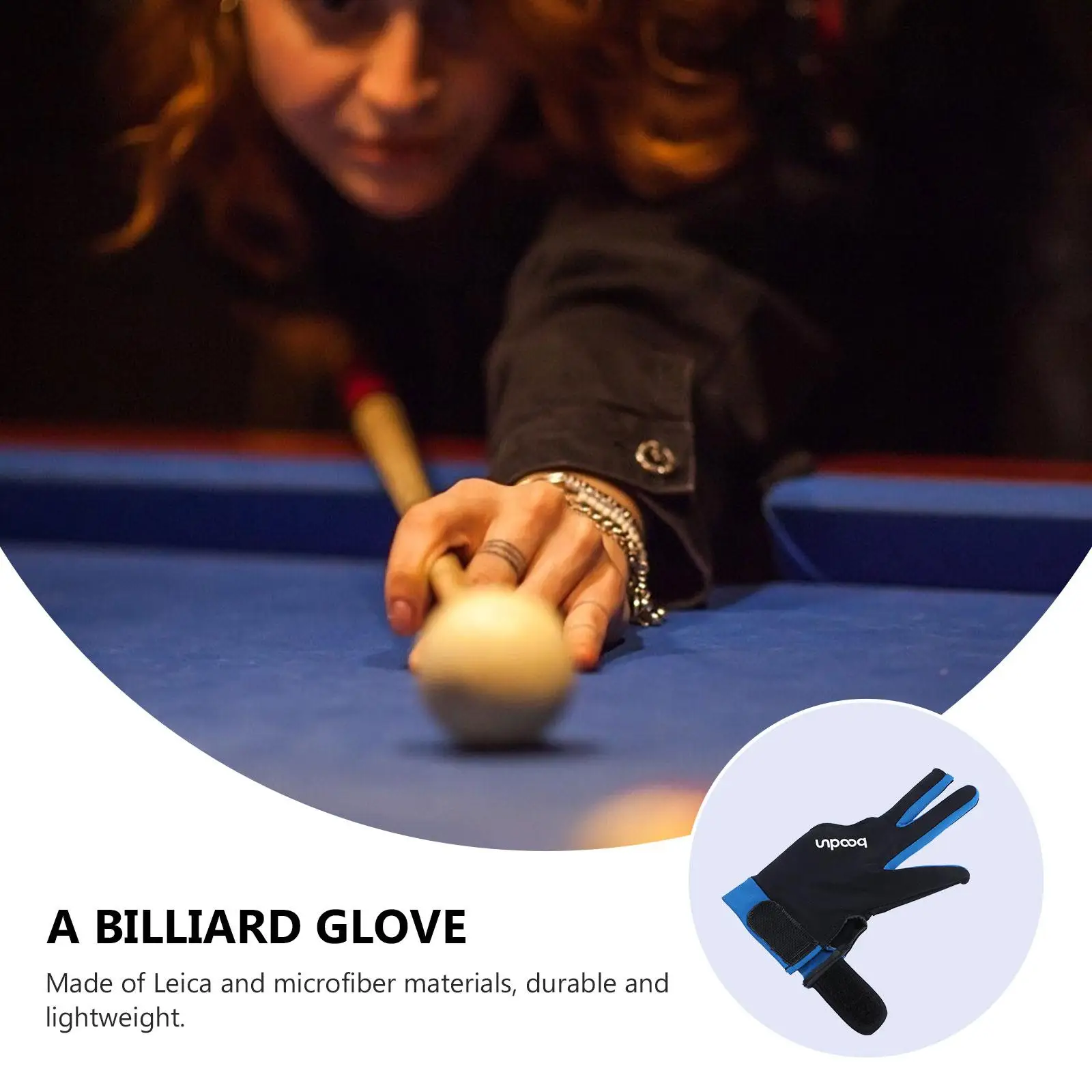 Three Finger Billiards Gloves Durable Lightweight Mittens For Women Table Tennis Gloves Snooker Balls Entertainment Gaming Gear