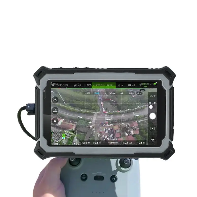 MX71 7Inch Drone Industrial Rugged Tablets High Brightness Android 8GB+128GB 10000mAh Waterproof Grade Magnetic Remote Holder