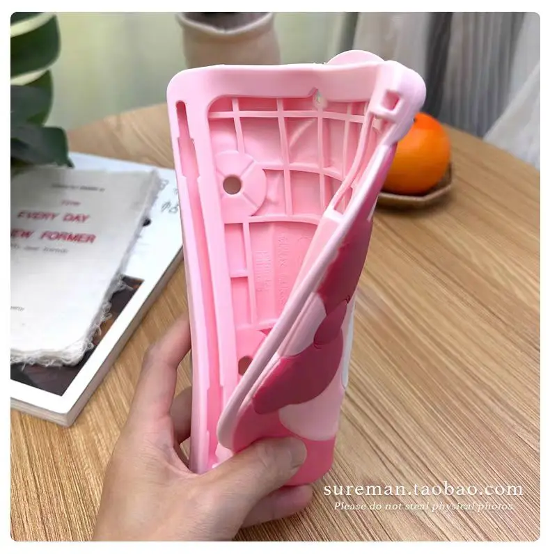 Cartoon My Melody Silicone Tablet Protective Case with Stand