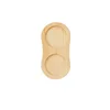 Pepper Mill Tray Bamboo Salt  Shaker Stand Tea Kitchen Storage Holder Home Decoration Wood Crafts Rolling Decorative 6