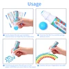 Ohuhu Washable Large Dot Makers Bingo Pen Mini Graffiti Flowing Pen Washable Paint Signature Pen Watercolor Pen Painting Tools 5