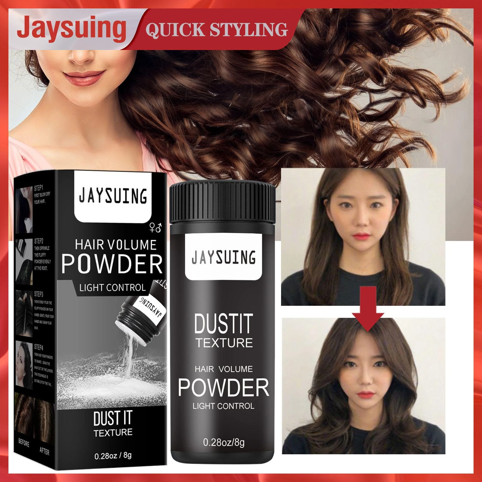 Hair Fluffy Powder To Oil Powder Lazy Artifact Fluffy Powder Hairline