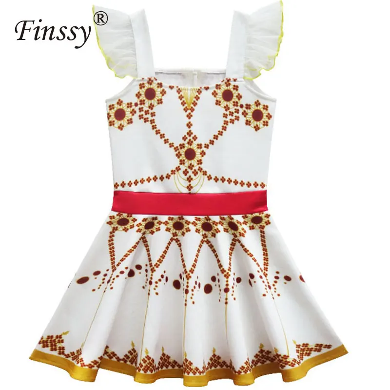 Movie Ballerina Felicie Cosplay Costume for Girls Dress Halloween Costume for Kids Sleeveless Dress cosplay costume kids girls dress